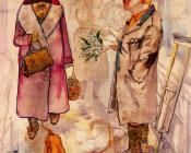 乔治 格罗兹 : Der Blumenverkaufer